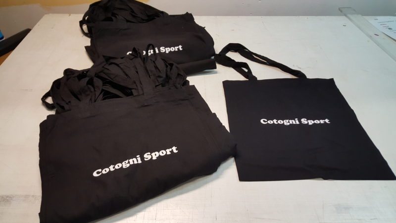 Shopper in cotone da spalla