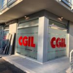 Vetrine allestimento sede CGIL Amelia