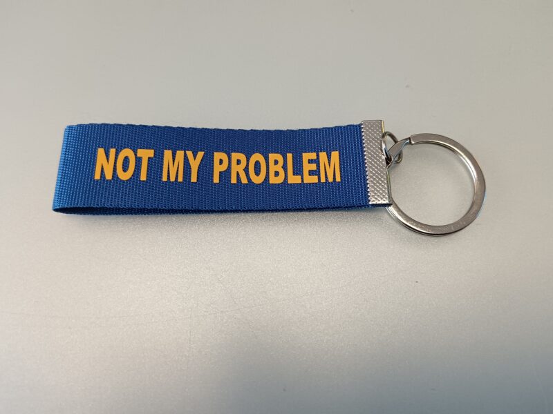 Portachiavi in nylon personalizzabile